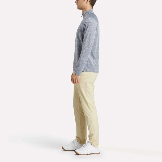 Erkek Katyonik Ter Emici Çeyrek Fermuarlı Sweatshirt