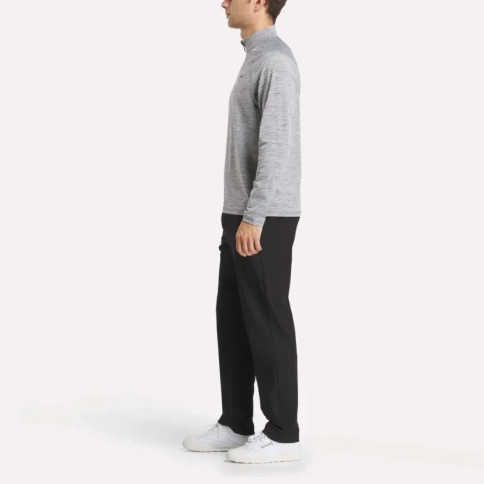 Erkek Katyonik Ter Emici Çeyrek Fermuarlı Sweatshirt
