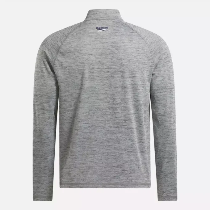Erkek Katyonik Ter Emici Çeyrek Fermuarlı Sweatshirt