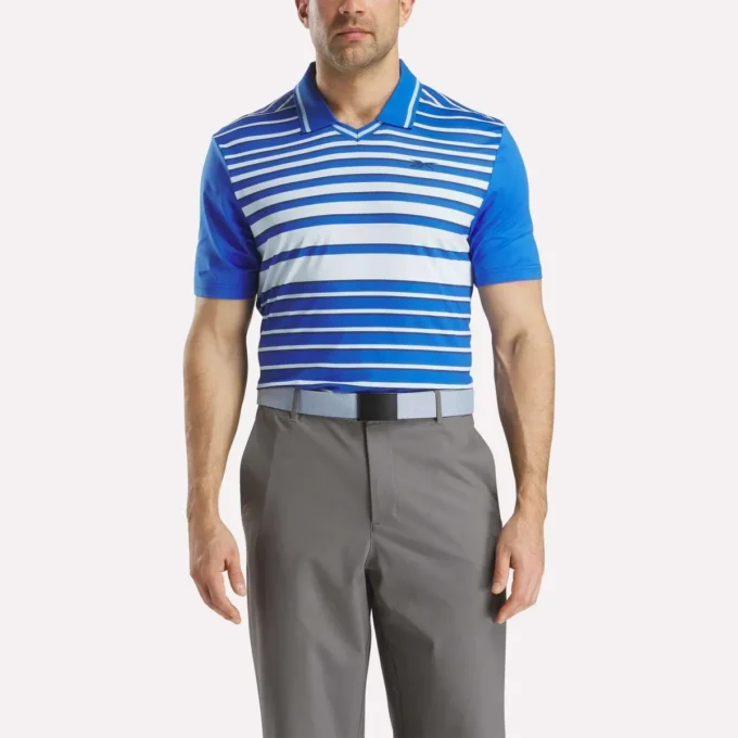 Erkek Kısa Kollu Nano Stripe Pullover Polo Erkek Kısa Kollu Nano Stripe Pullover Polo