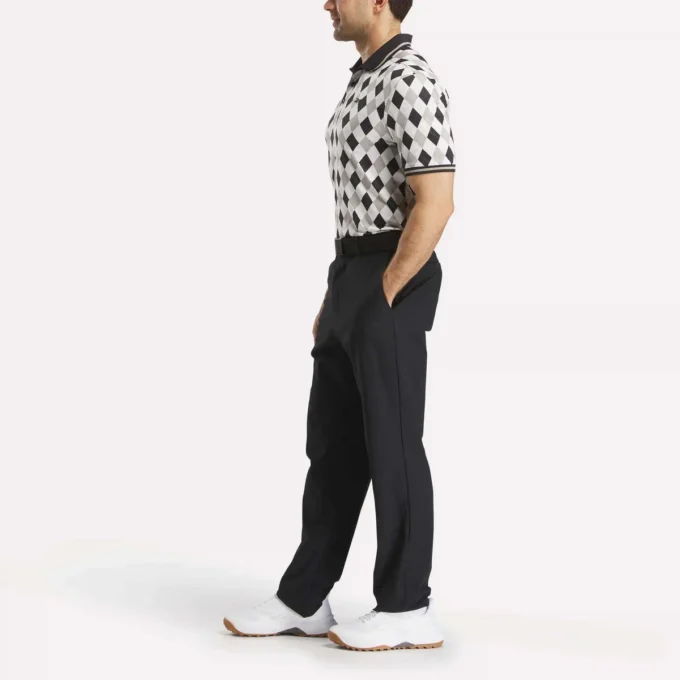 Erkek Kısa Kollu Vector Argyle Desenli Polo