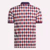 Erkek Kısa Kollu Vector Argyle Desenli Polo