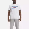 Erkek Reebok Identity Büyük Yığılmış Logo Tişört