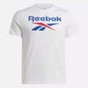 Erkek Reebok Identity Büyük Yığılmış Logo Tişört
