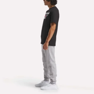 Erkek Reebok Identity Büyük Yığılmış Logo Tişört
