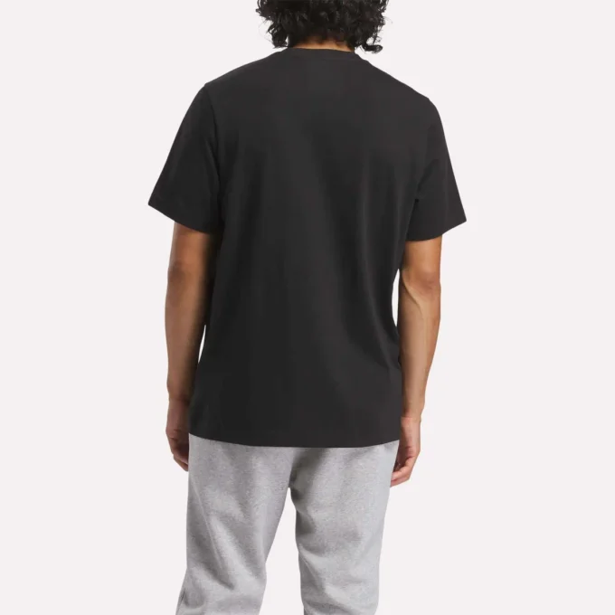 Erkek Reebok Identity Büyük Yığılmış Logo Tişört