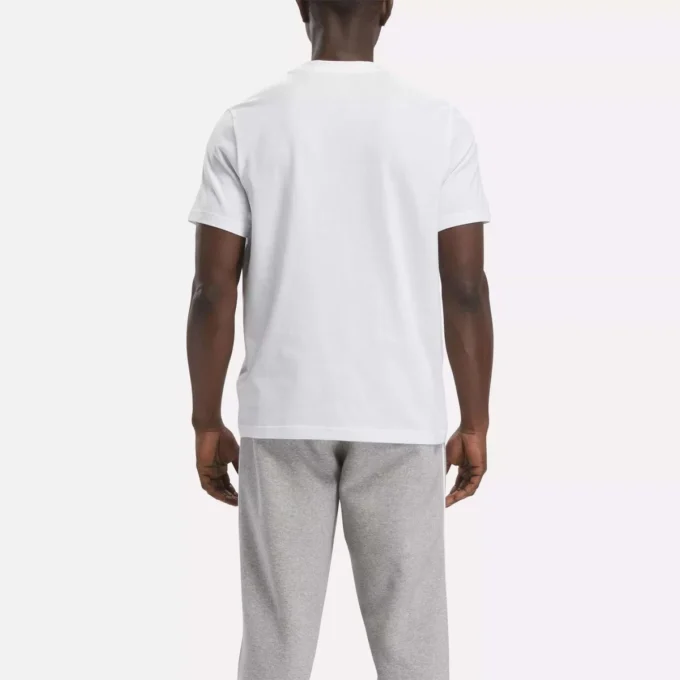 Erkek Reebok Identity Büyük Yığılmış Logo Tişört