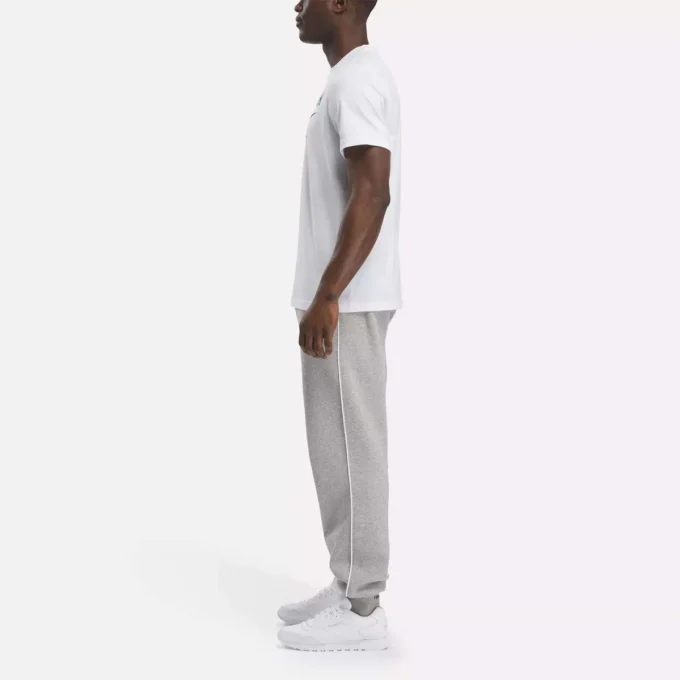 Erkek Reebok Identity Büyük Yığılmış Logo Tişört