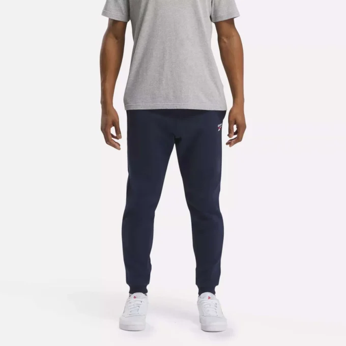Erkek Reebok Identity Küçük Logo Fleece Joggers