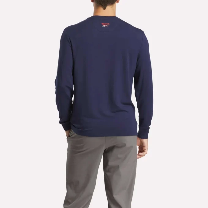 Erkek Uzun Kollu Golf Sweatshirt