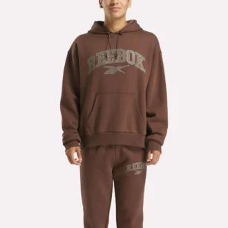 Erkek Varsity Kapüşonlu Sweatshirt