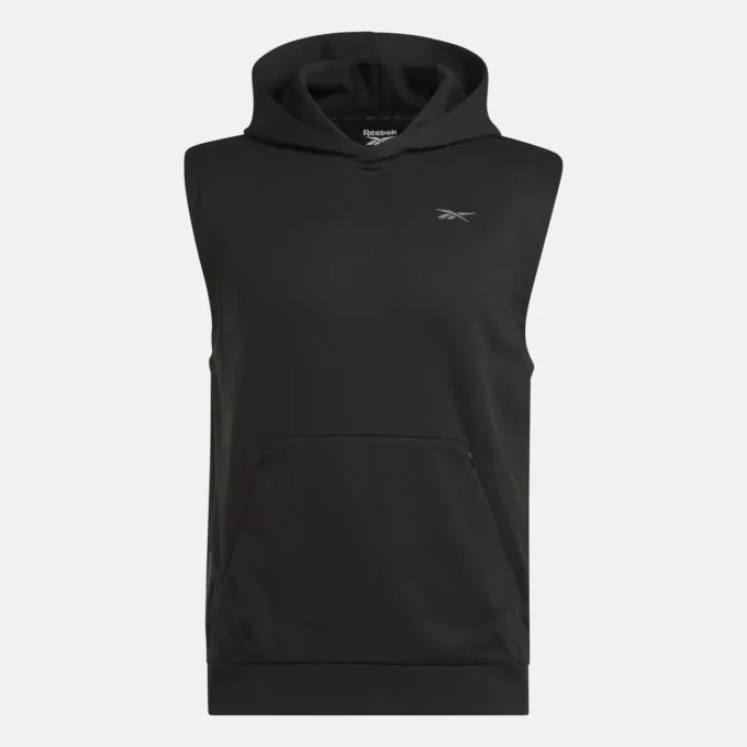 Erkekler için Strength Kolsuz Kapüşonlu Sweatshirt