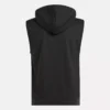 Erkekler için Strength Kolsuz Kapüşonlu Sweatshirt