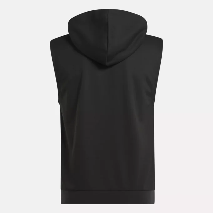 Erkekler için Strength Kolsuz Kapüşonlu Sweatshirt