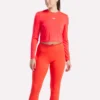 Kadın Core Slim Fit Crop Uzun Kollu Tişört