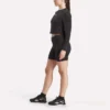 Kadın Core Slim Fit Crop Uzun Kollu Tişört