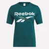 Kadın İki Renkli Logo Crew Kısa Kollu Tişört