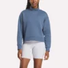 Kadın Küçük Vector Mockneck Sweatshirt