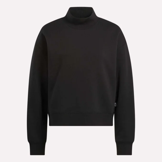 Kadın Küçük Vector Mockneck Sweatshirt