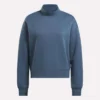 Kadın Küçük Vector Mockneck Sweatshirt