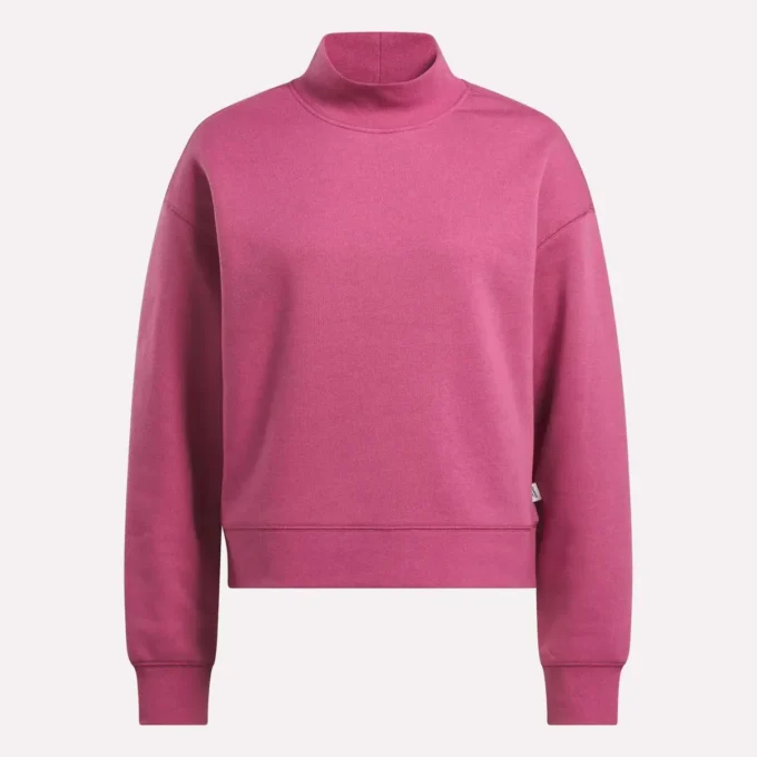 Kadın Küçük Vector Mockneck Sweatshirt