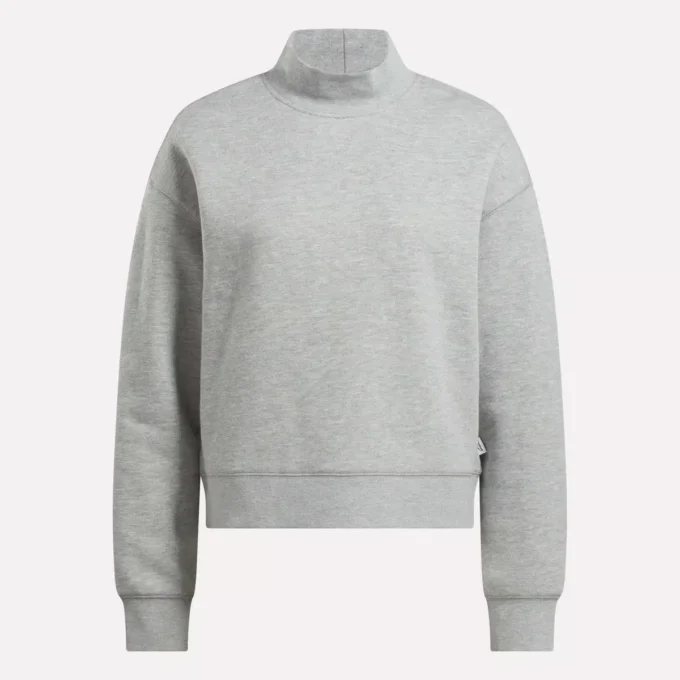 Kadın Küçük Vector Mockneck Sweatshirt