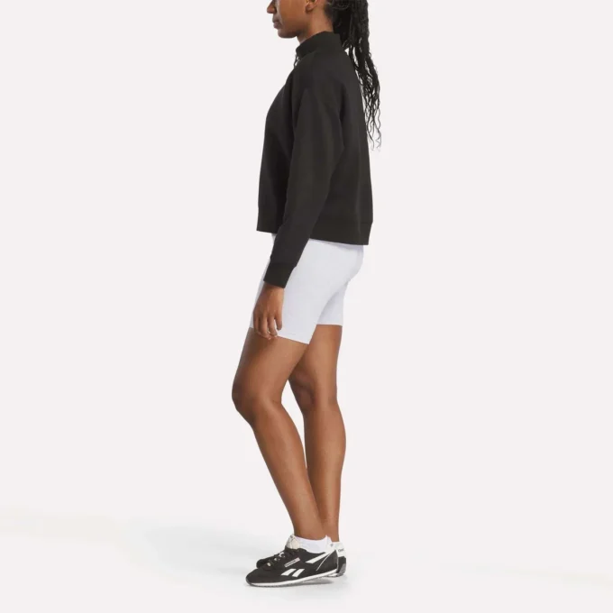Kadın Küçük Vector Mockneck Sweatshirt