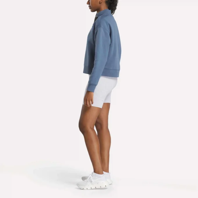 Kadın Küçük Vector Mockneck Sweatshirt