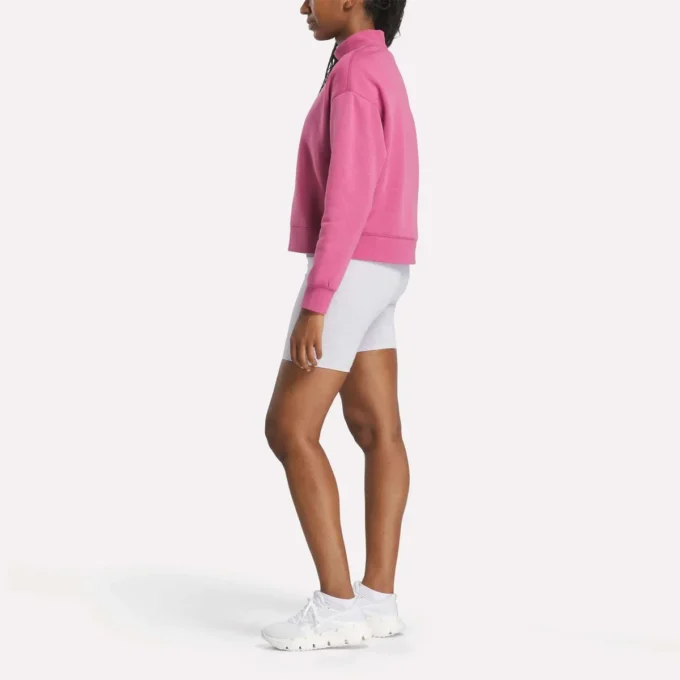 Kadın Küçük Vector Mockneck Sweatshirt