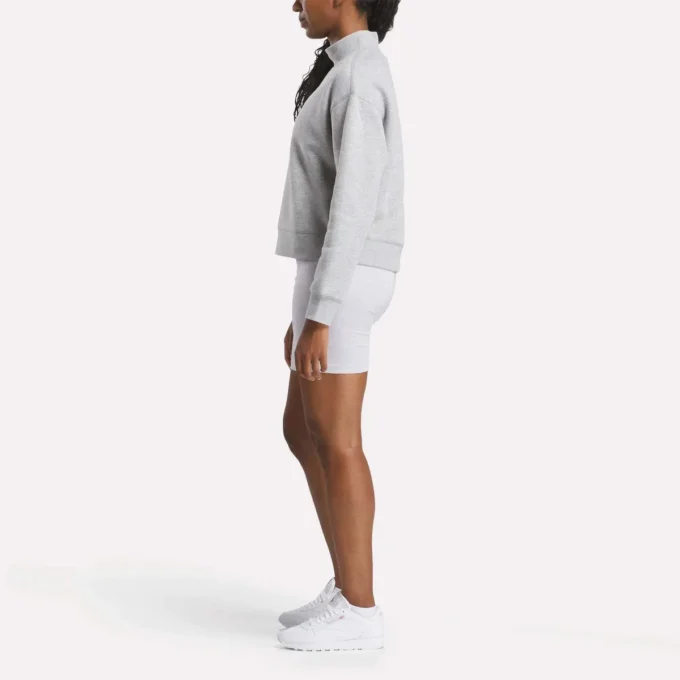 Kadın Küçük Vector Mockneck Sweatshirt