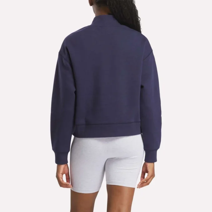 Kadın Küçük Vector Mockneck Sweatshirt
