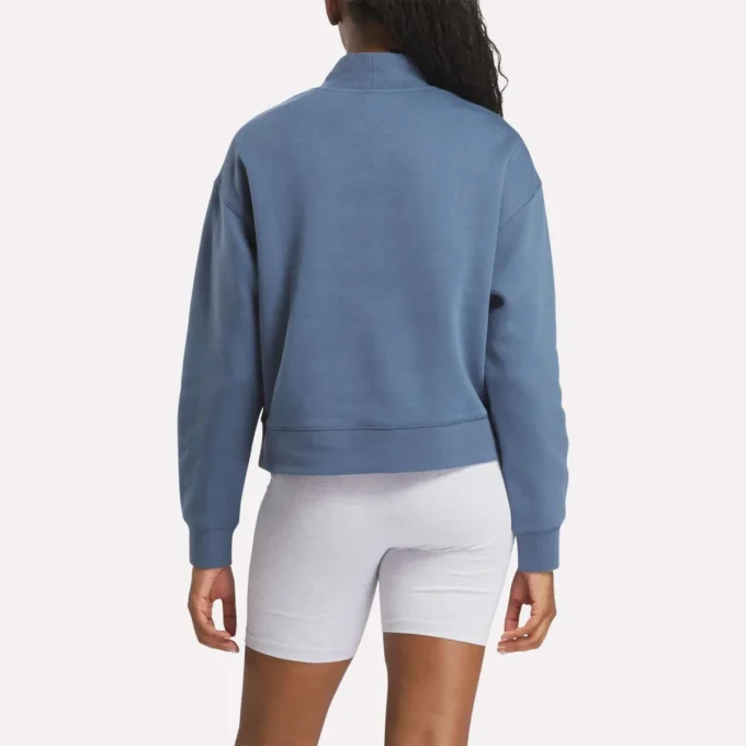Kadın Küçük Vector Mockneck Sweatshirt