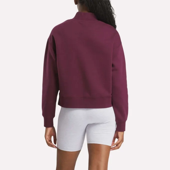 Kadın Küçük Vector Mockneck Sweatshirt