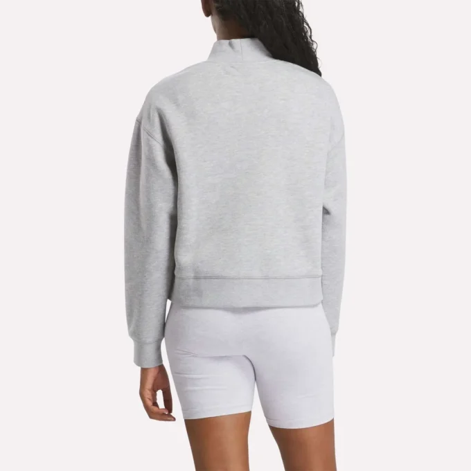 Kadın Küçük Vector Mockneck Sweatshirt