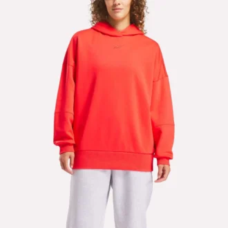 Kadın Lux Oversized Kapüşonlu Sweatshirt