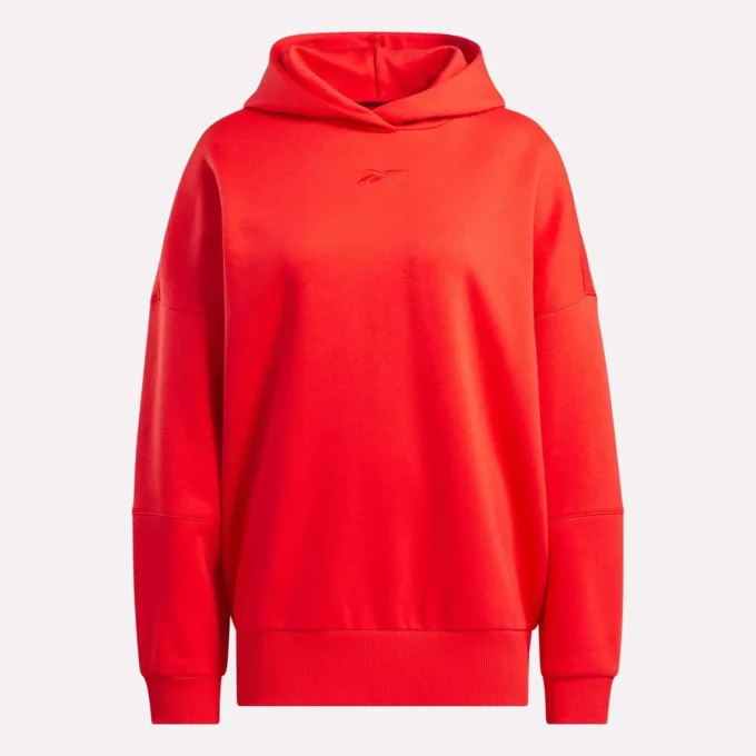 Kadın Lux Oversized Kapüşonlu Sweatshirt