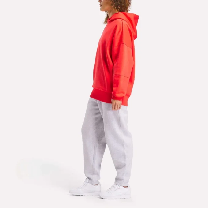 Kadın Lux Oversized Kapüşonlu Sweatshirt