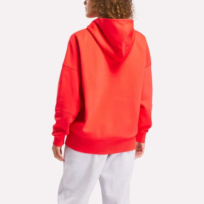 Kadın Lux Oversized Kapüşonlu Sweatshirt