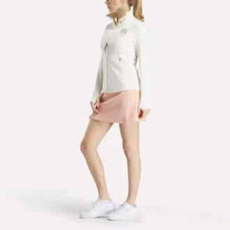 Kadın Performans Dikişli Tam Fermuarlı Golf Ceketi