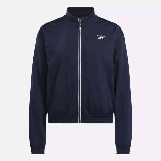 Kadın Reebok Identity Back Vector Tricot Eşofman Ceketi