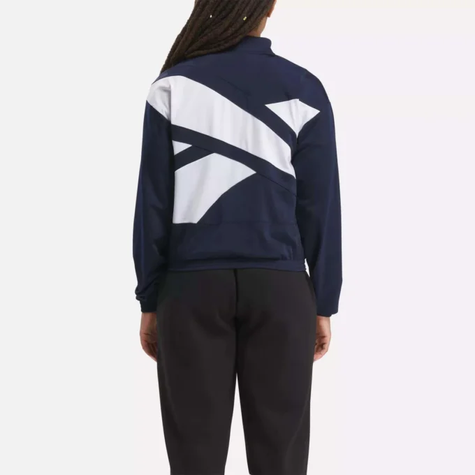 Kadın Reebok Identity Back Vector Tricot Eşofman Ceketi