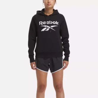 Kadın Reebok Identity Büyük Logo Polar Kapüşonlu Sweatshirt
