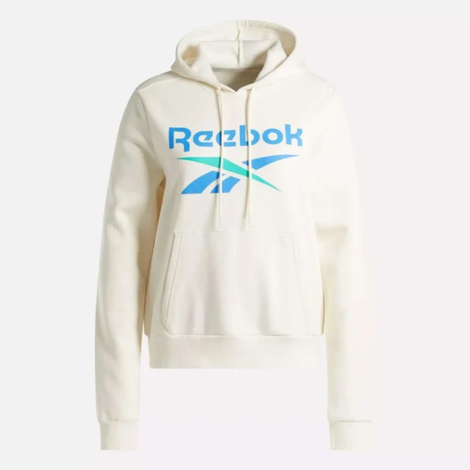 Kadın Reebok Identity Büyük Logo Polar Kapüşonlu Sweatshirt