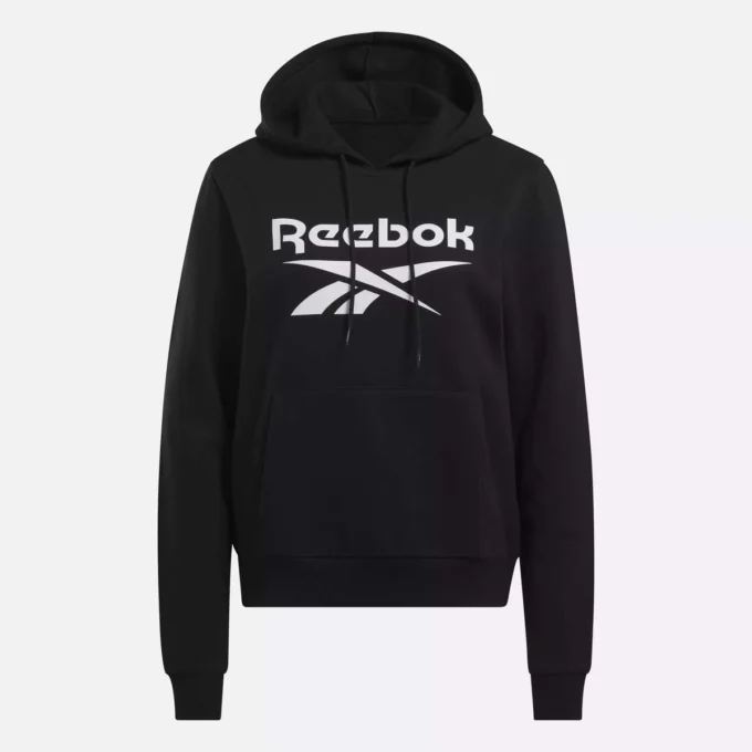 Kadın Reebok Identity Büyük Logo Polar Kapüşonlu Sweatshirt