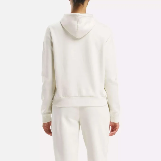 Kadın Reebok Identity Büyük Logo Polar Kapüşonlu Sweatshirt
