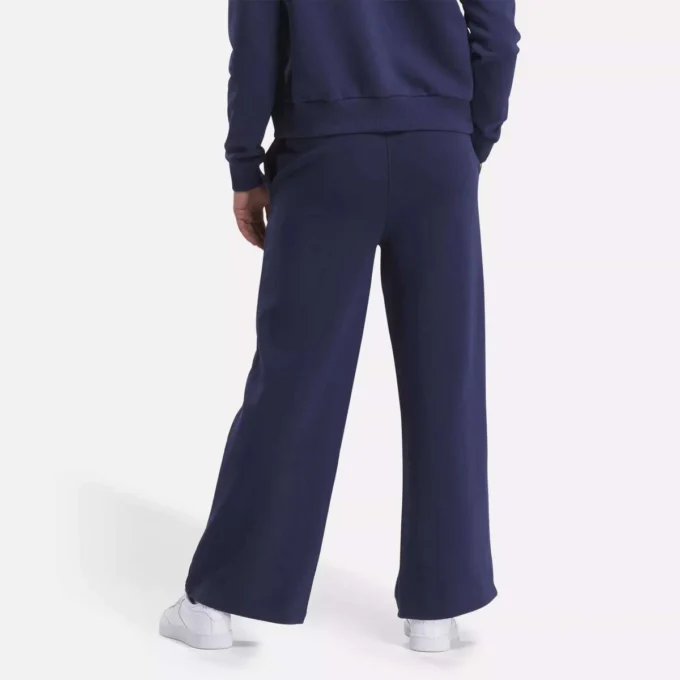 Kadın Reebok Identity Küçük Logo Fleece Geniş Paça Pantolon