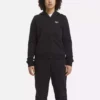 Kadın Reebok Identity Küçük Logo Fleece Tam Fermuarlı Kapüşonlu Sweatshirt