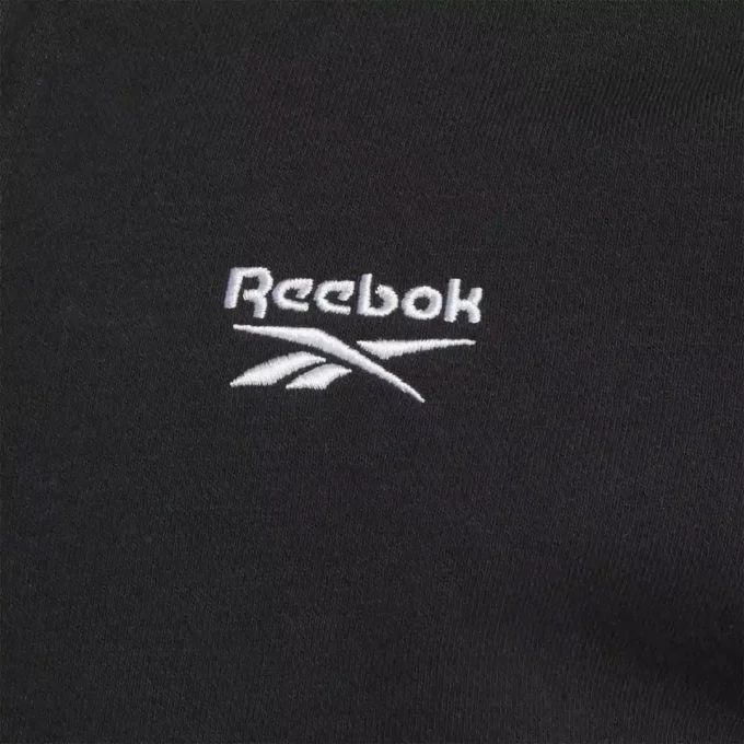 Kadın Reebok Identity Küçük Logo Fleece Tam Fermuarlı Kapüşonlu Sweatshirt