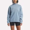 Kadın Uzun Boy Roll Neck Sweatshirt
