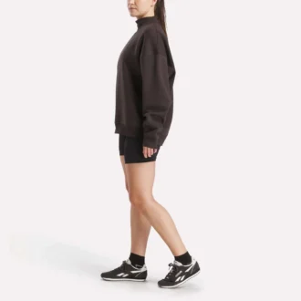 Kadın Uzun Boy Roll Neck Sweatshirt